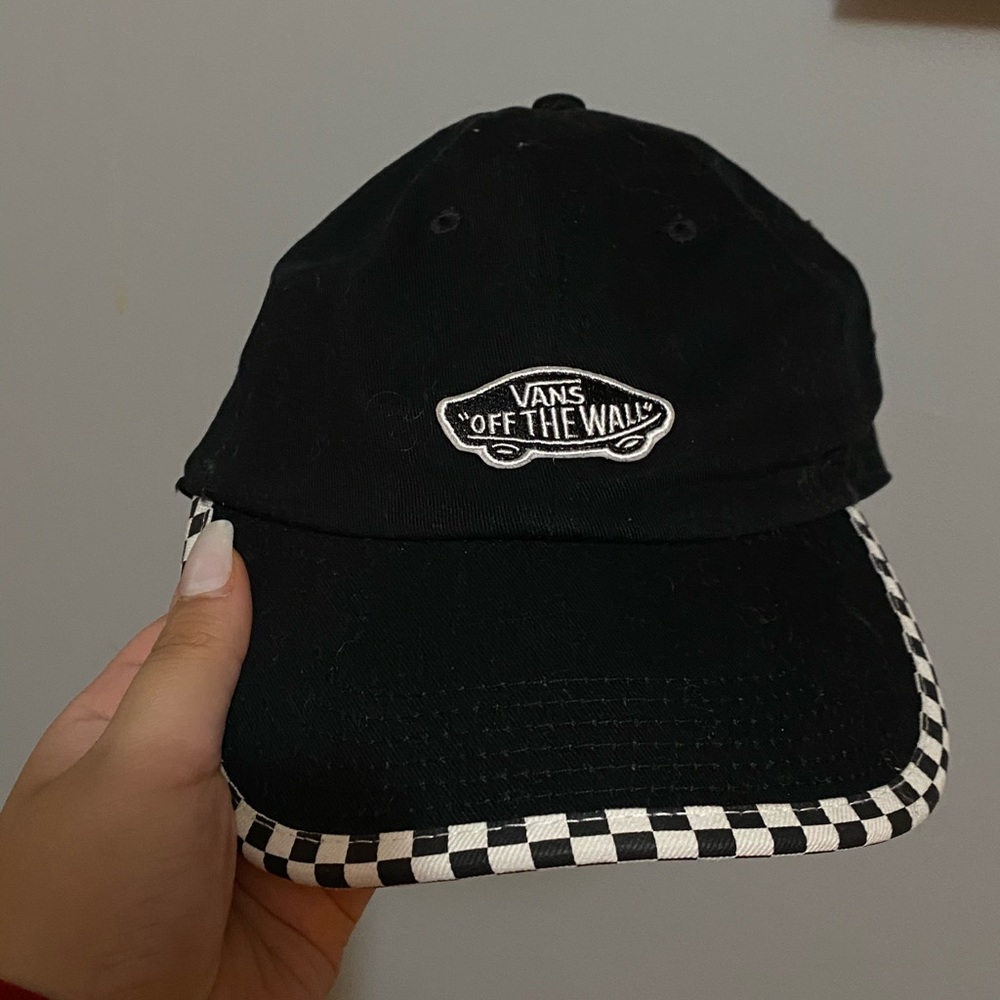 Vans cap black and white